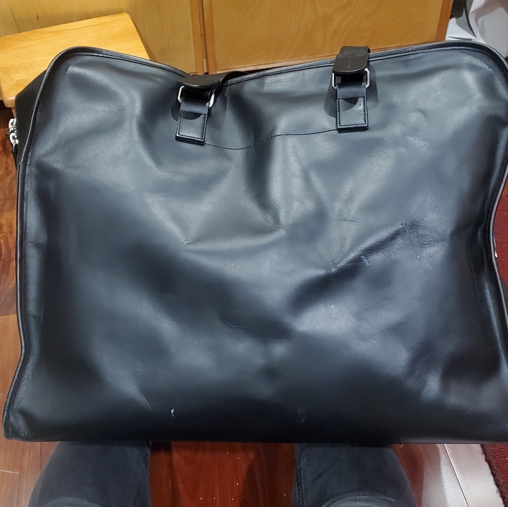 Vintage Banana Republic leather weekender bag - Picture 6 of 16